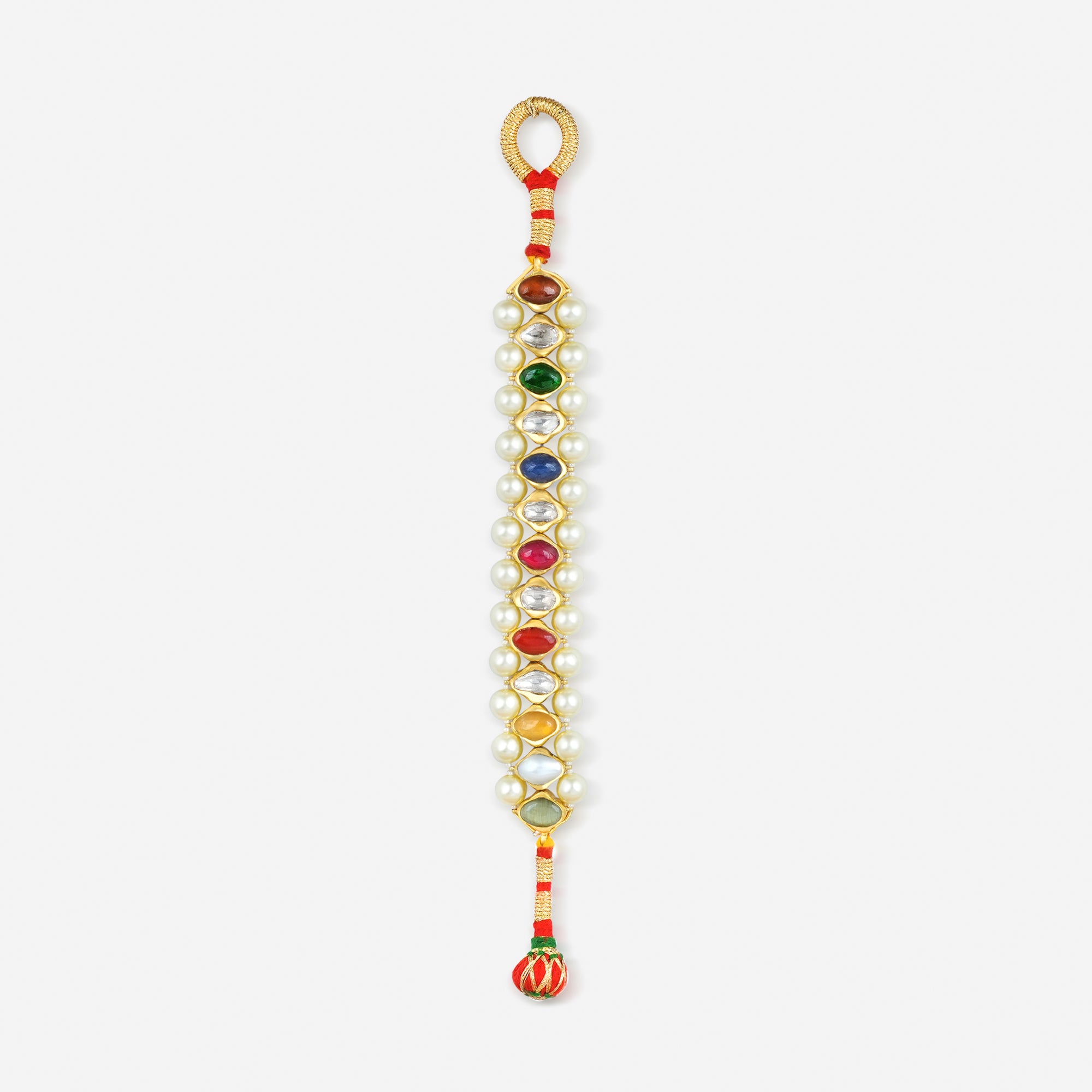 Navratna Pearl Harmony Bracelet