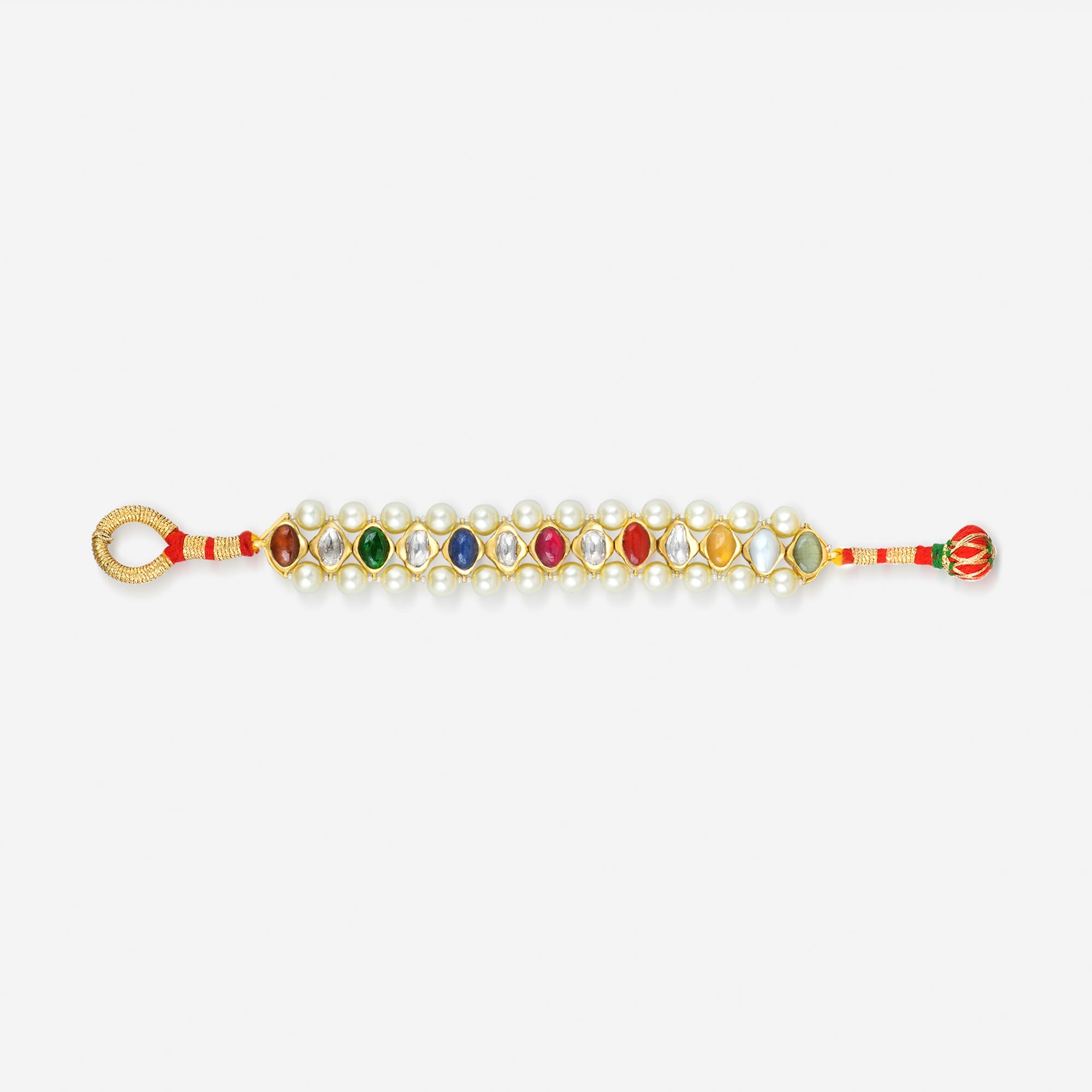Navratna Pearl Harmony Bracelet